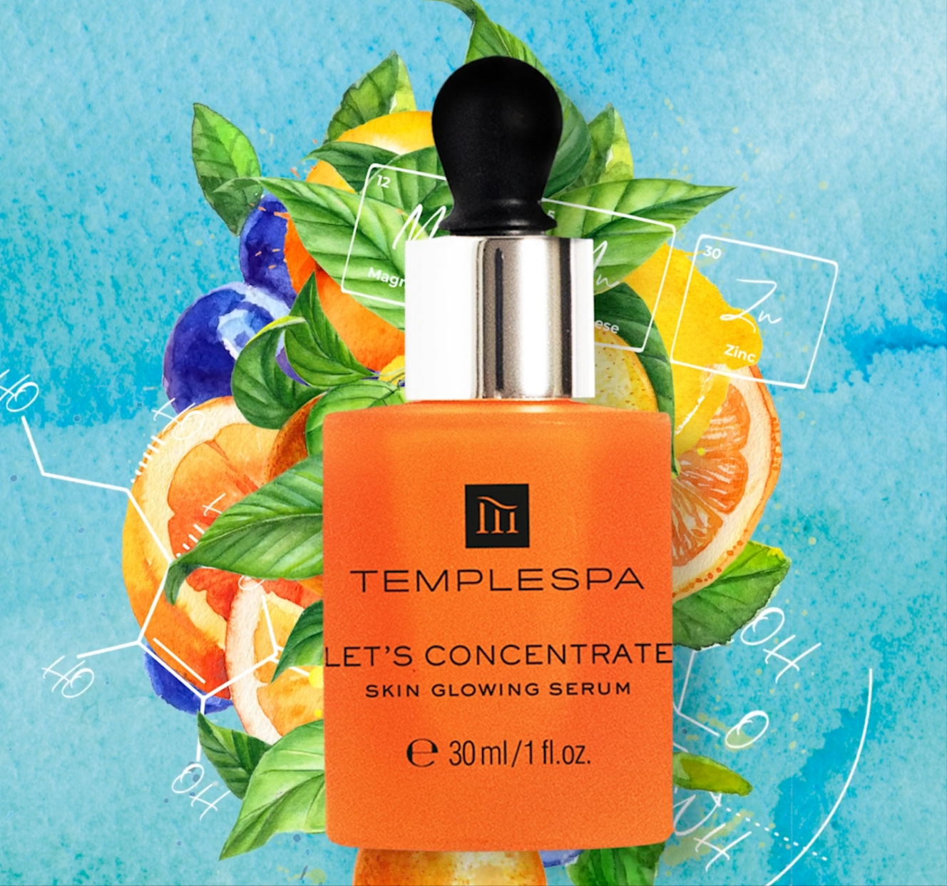 LET'S CONCENTRATE Skin Glowing Serum
(30ml / 1 fl.oz.)