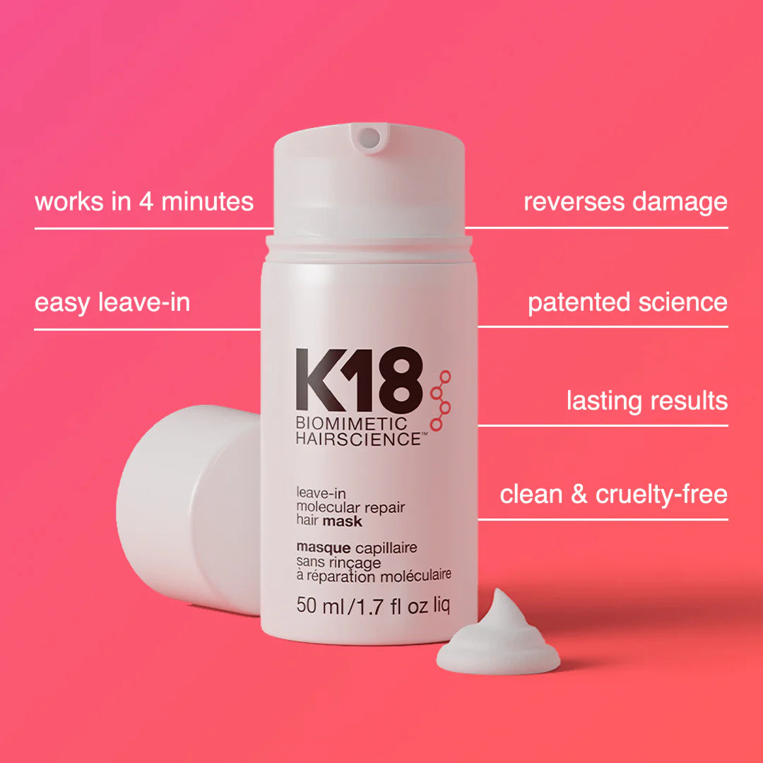K18 Biometric Hairscience Leave-In Molecular Hair Mask 50Ml