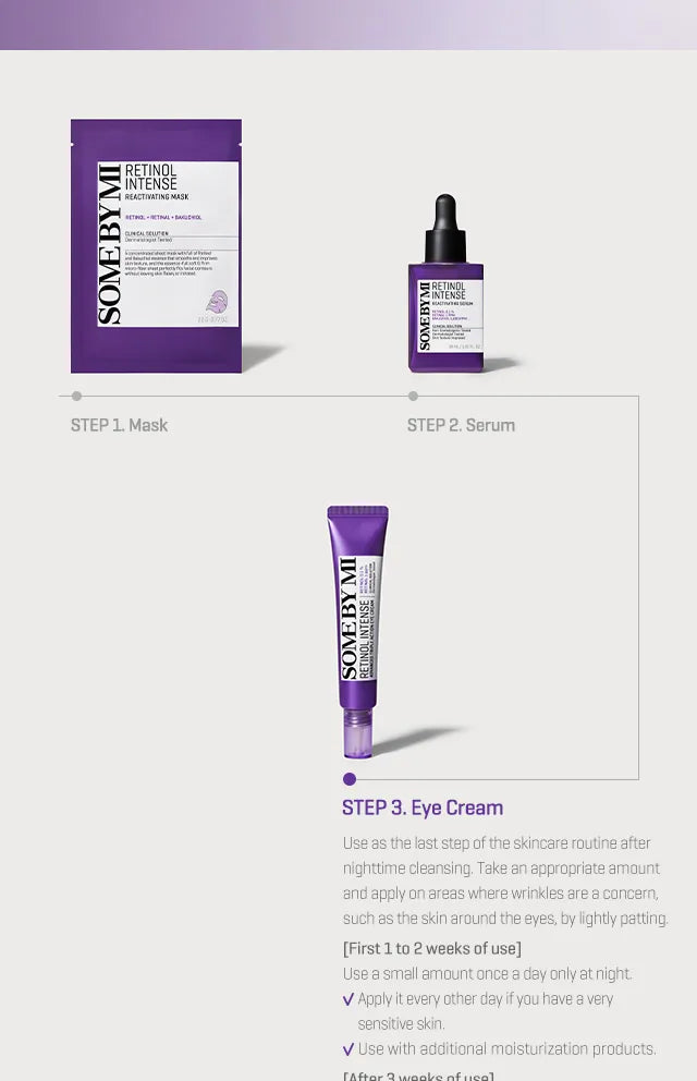 SOME BY MI - Retinol Intense Advanced Triple Action Eye Cream Korean Beauty