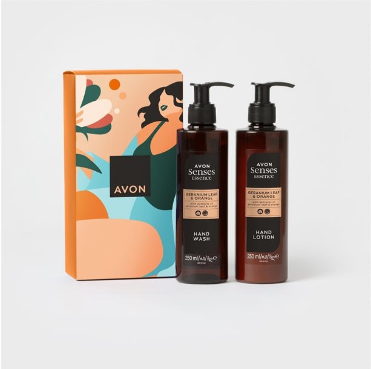Senses Essence DUO Gift Set - 2 Pieces Hand wash + Hand Lotion - AVON