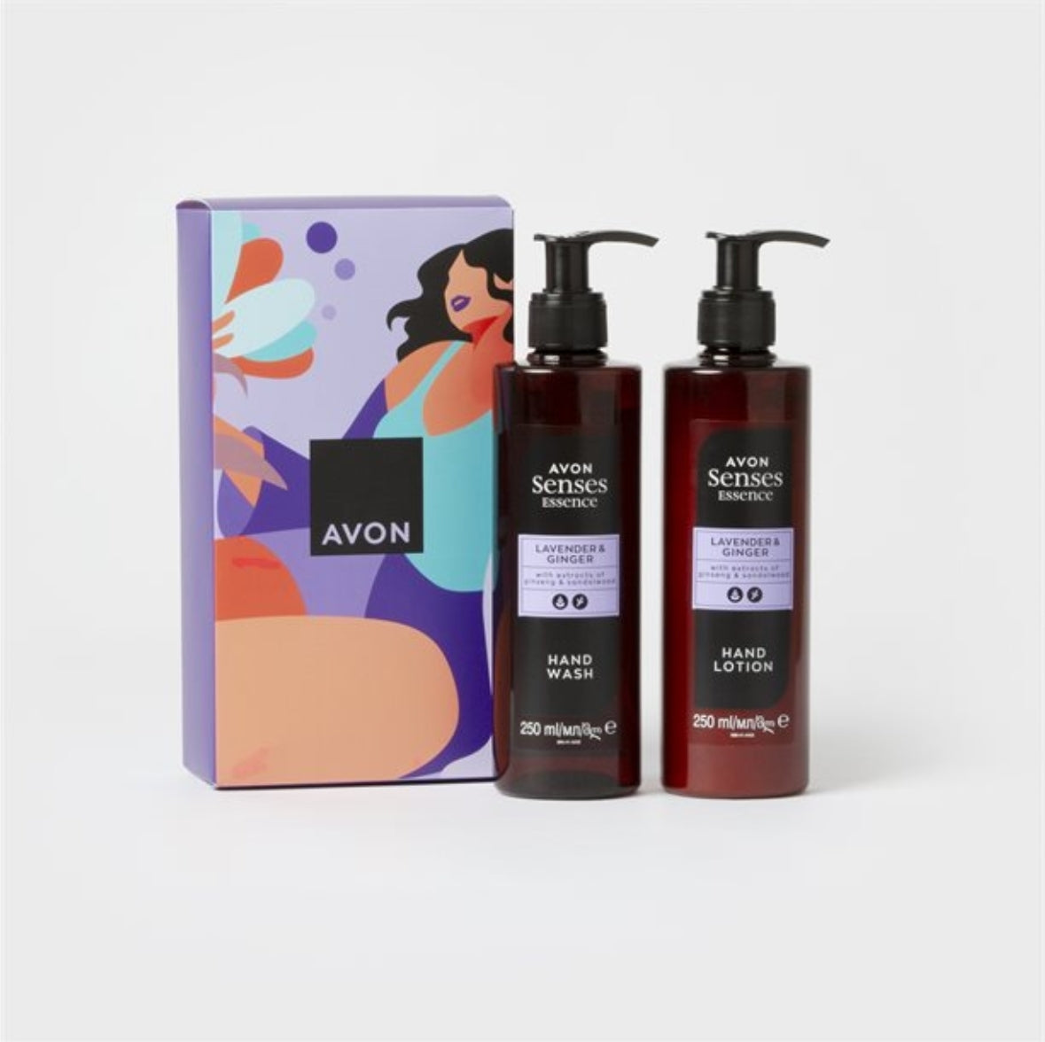 Senses Essence DUO Gift Set - 2 Pieces Hand wash + Hand Lotion - AVON