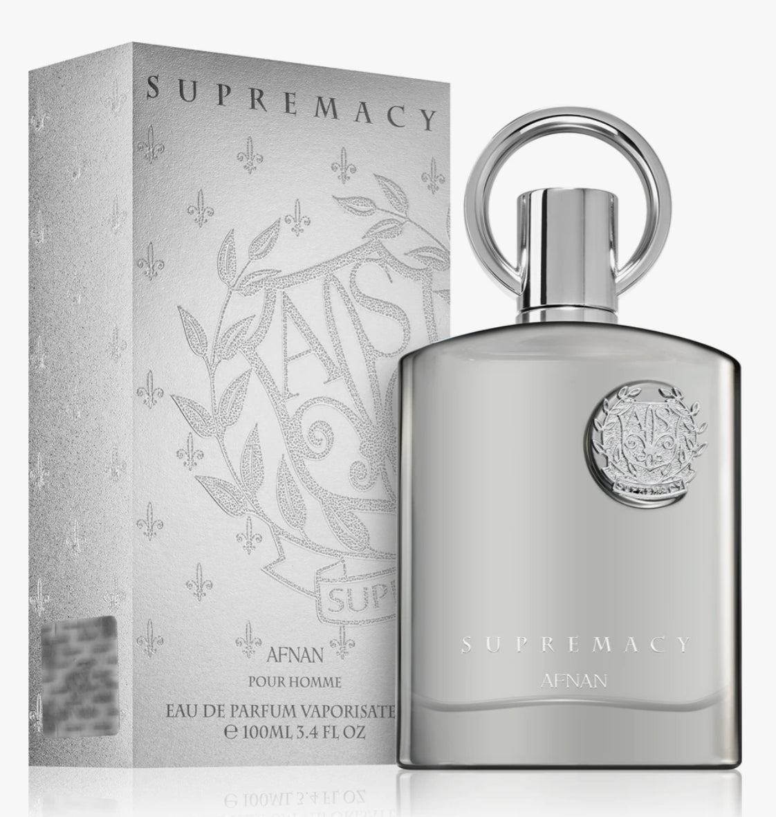 Afnan Supremacy Silver Eau de Parfum Spray 100ml For Men