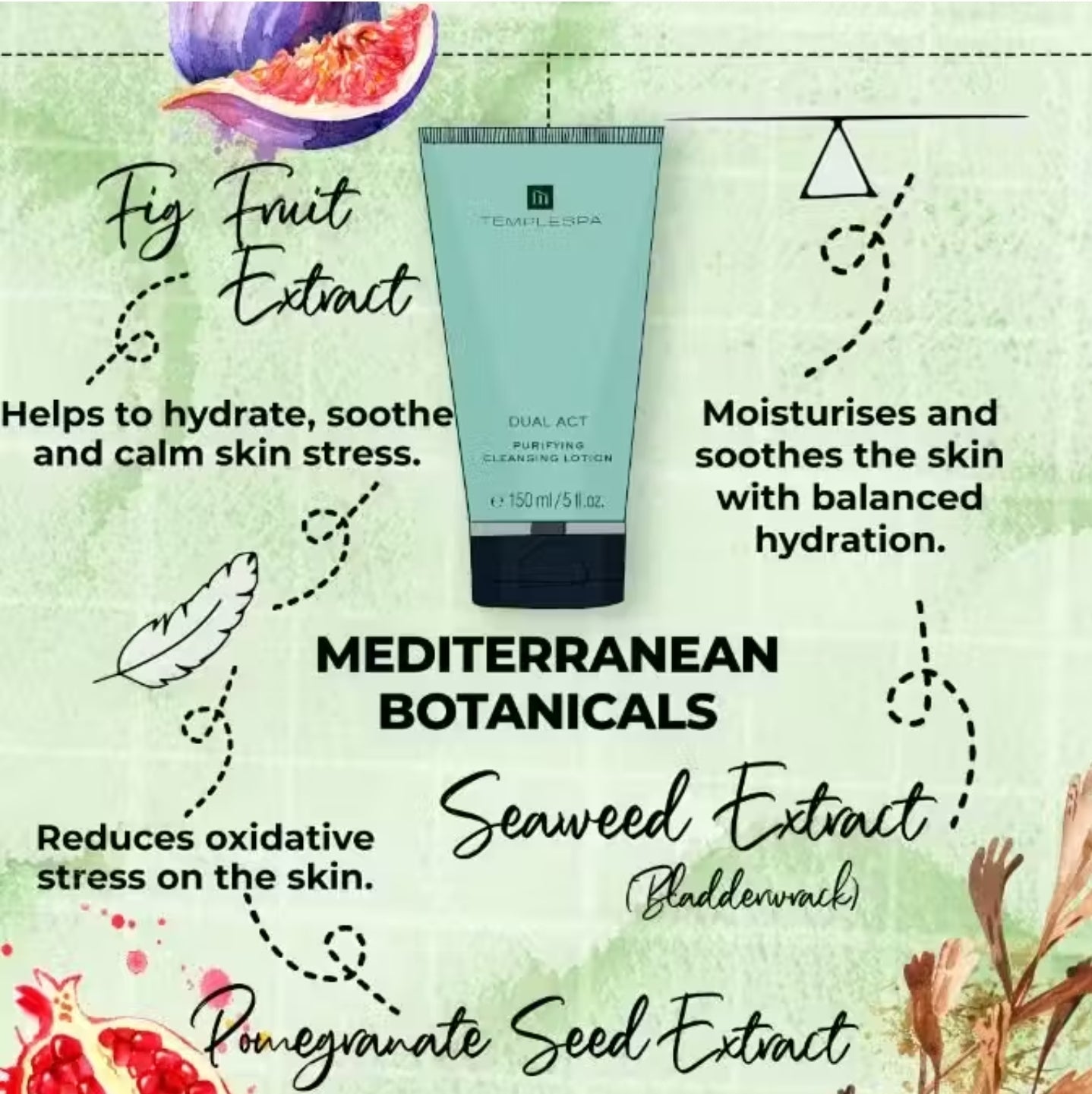 DUAL ACT Face Cleanser For Combination Skin/Acne prone skin