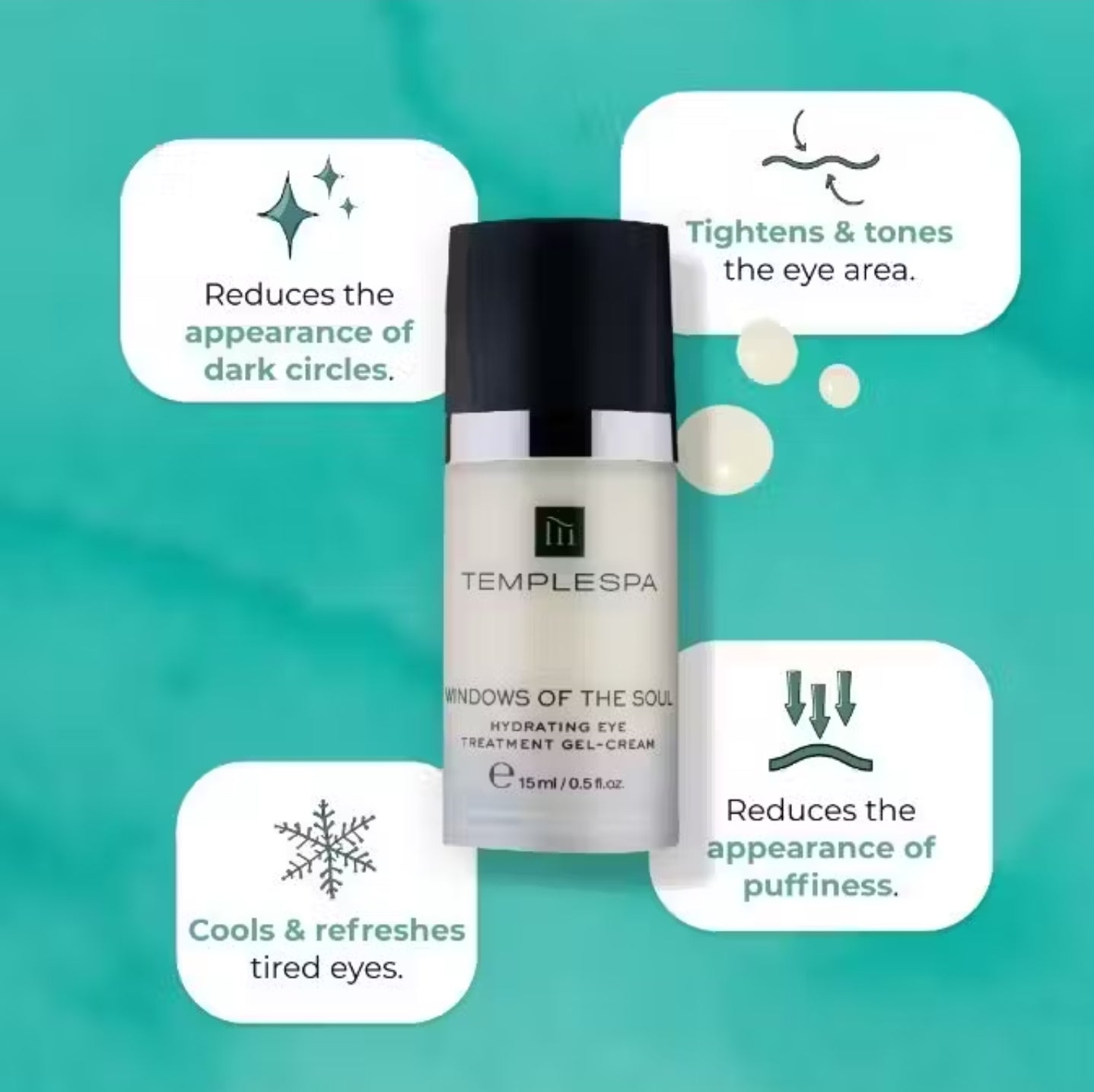 WINDOWS OF THE SOUL Eye Cream for Dark Circles
(15 ml / 0.5 fl.oz.)