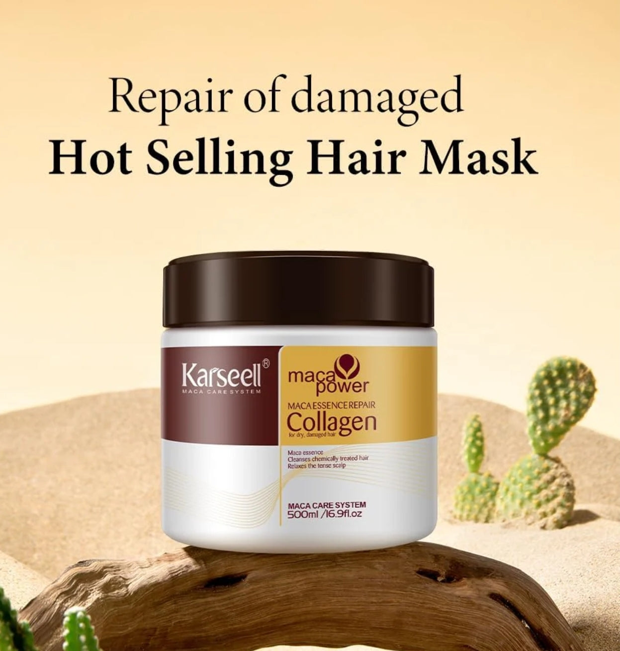 Karseell Collagen Hair Mask - Deep Repair & Conditioning for All Hair Types