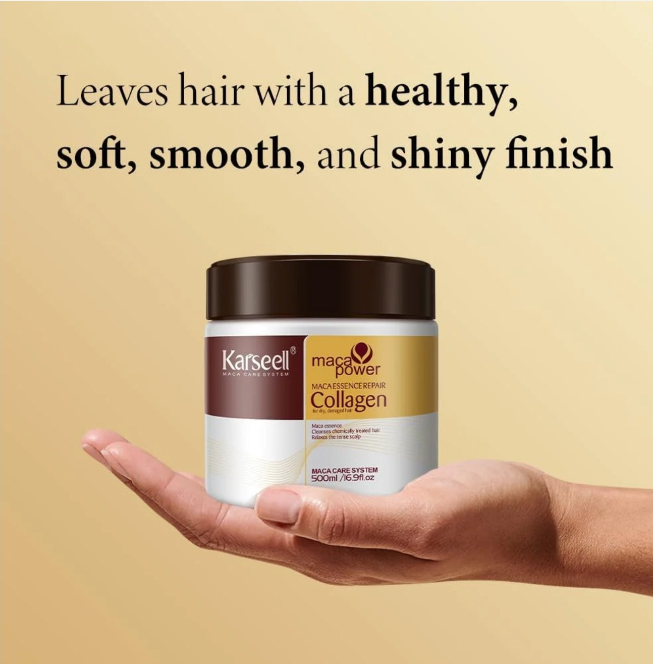 Karseell Collagen Hair Mask - Deep Repair & Conditioning for All Hair Types