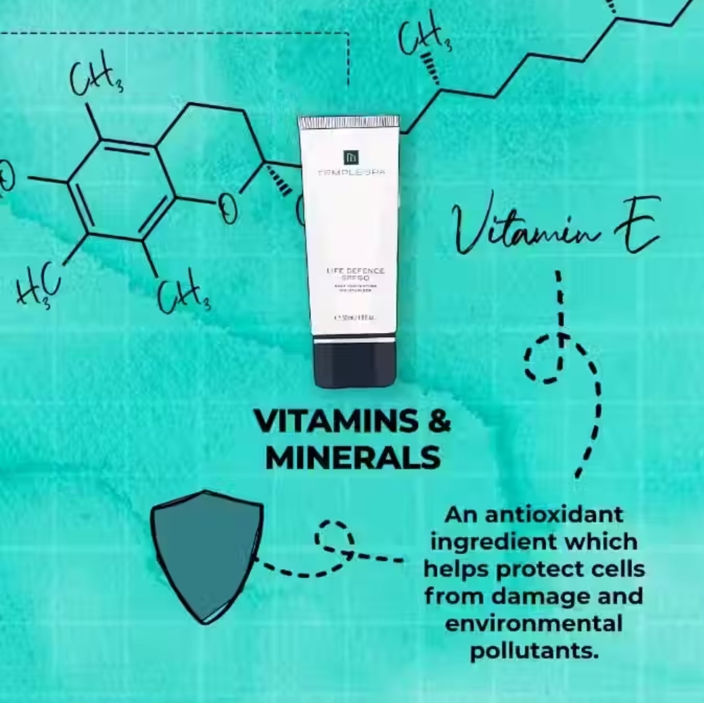 LIFE DEFENCE SPF50 High Protection SPF Moisturiser
(50 ml / 1.6 fl.oz.)UVA+ UVB+ BLUE RAY FILTER