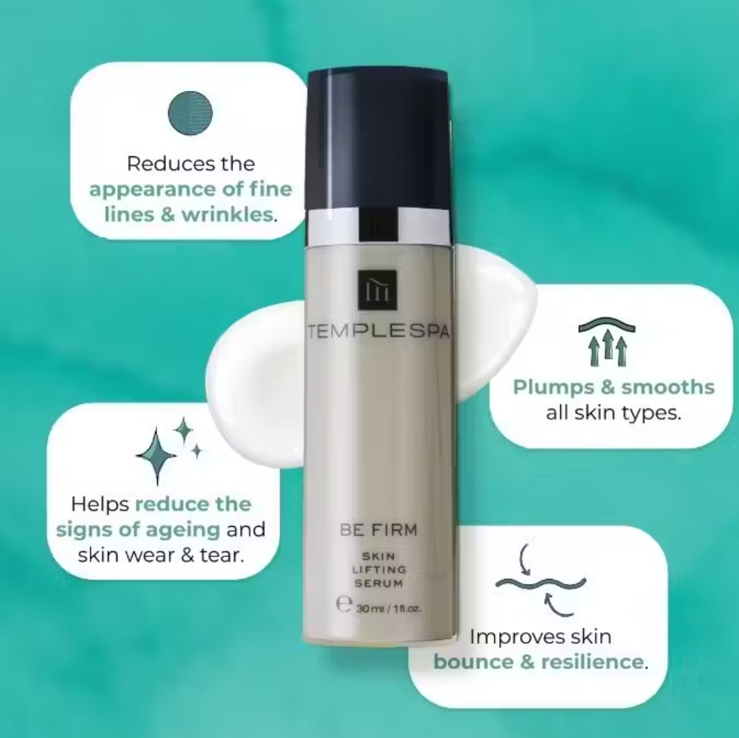 BE FIRM Lifting & Anti-Ageing Serum
(30 ml / 1.0 fl.oz.)