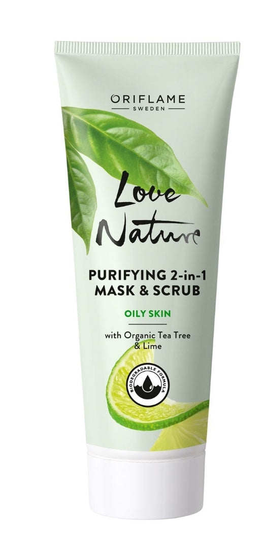 Purifying skincare kit with Organic Tea Tree & Lime customise your options