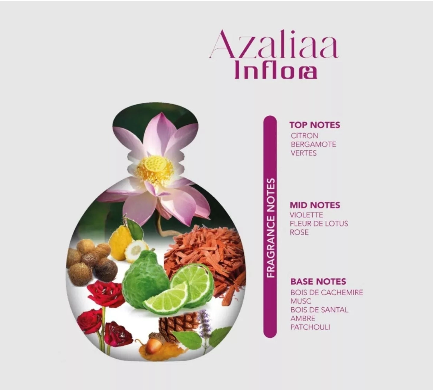Nylaa Azaalia Inflora Perfume EDP 100ml Citrus Floral Fragrance For Her