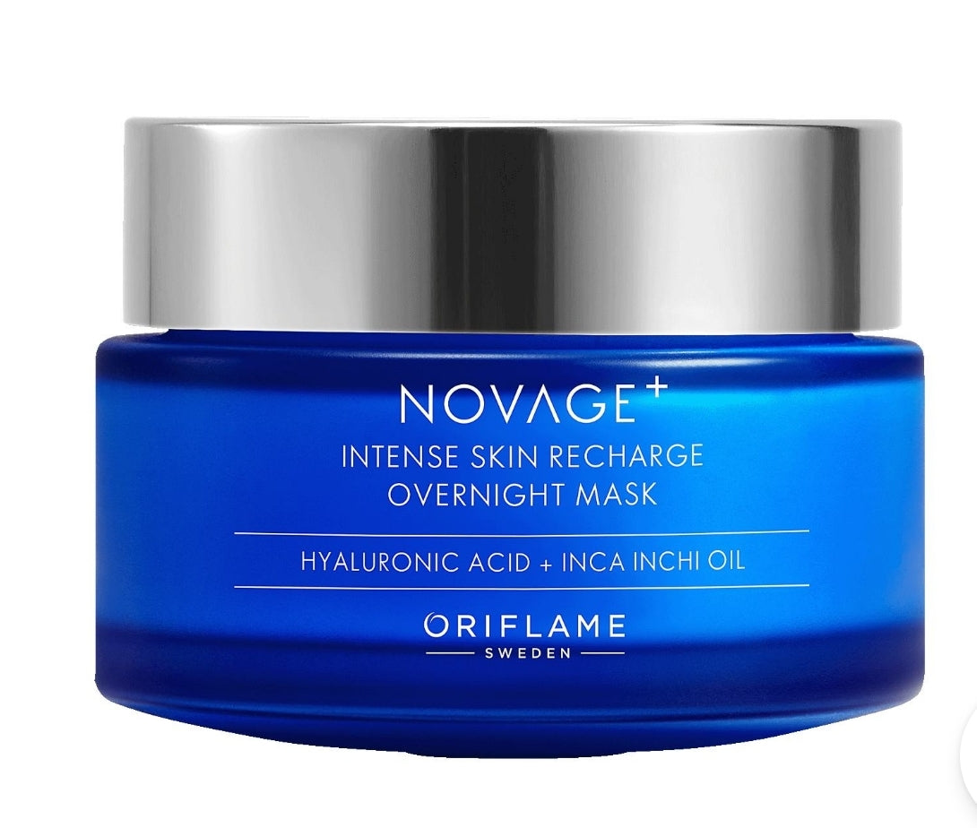 Intense Skin Recharge Overnight Mask 50ml wrap up Intense repair and hydration with Hyaluronic Acid