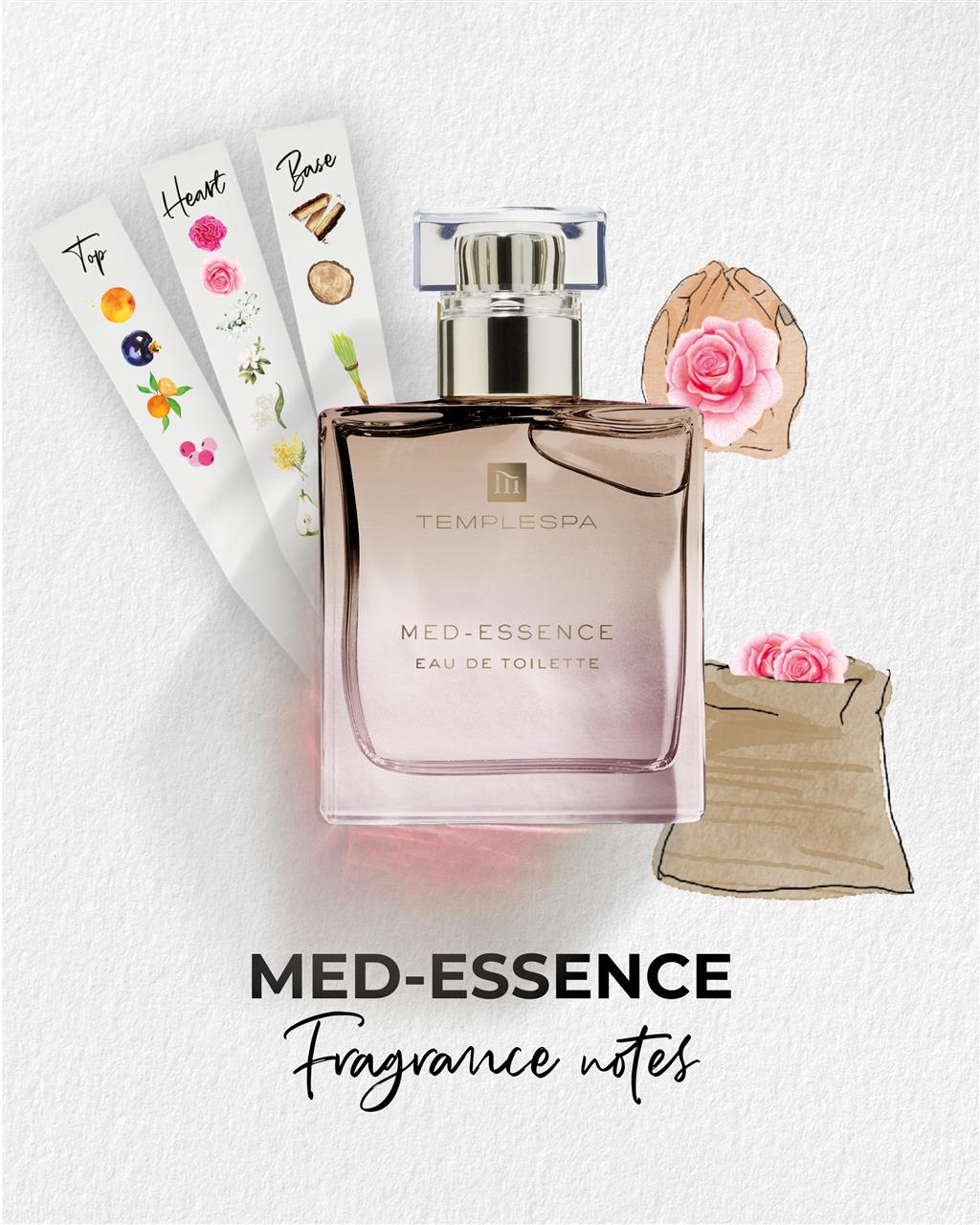 MED-ESSENCE Eau de Toilette
(50 ml / 1.6 fl .oz.) For Her - Limited Edition