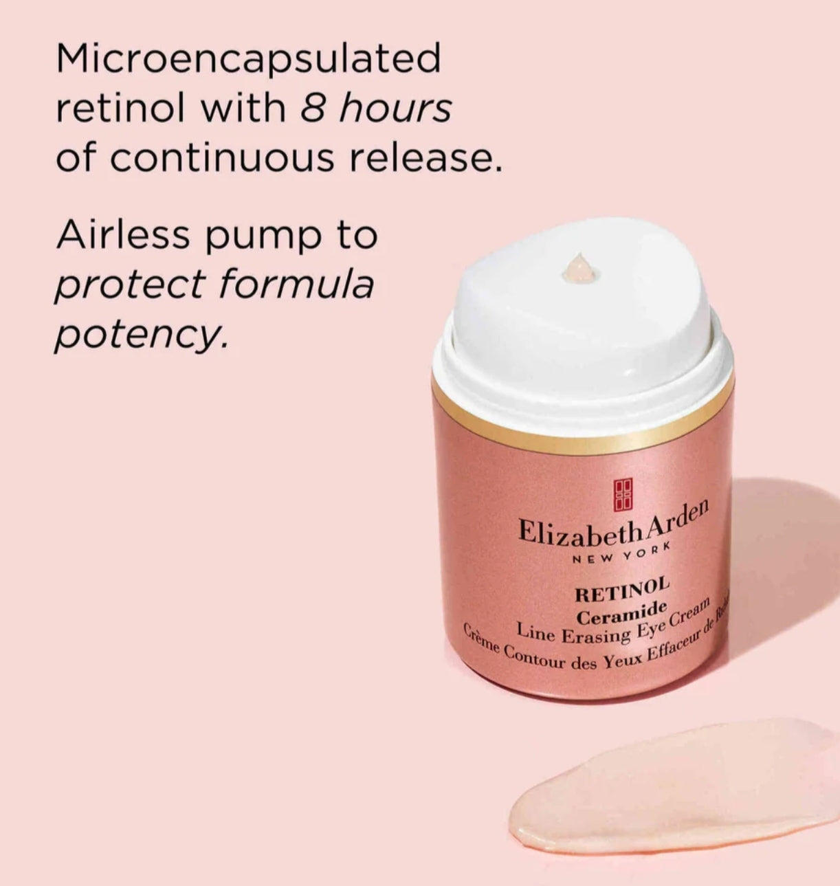 RETINOL CERAMIDE LINE ERASING EYE CREAM - ELIZABETH ARDEN- 15 ml
