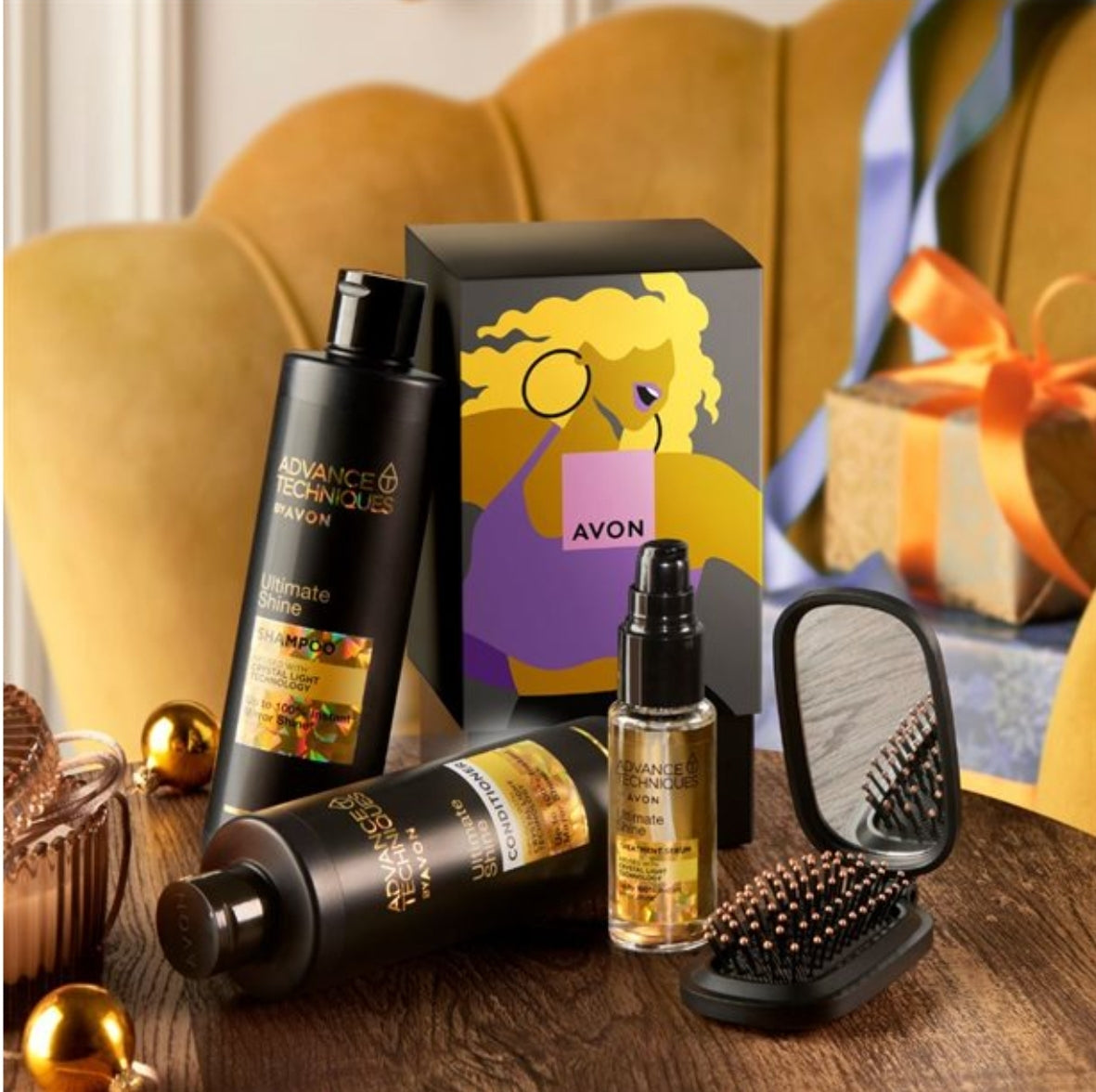 Advance Techniques Shine Bright Gift Set - AVON