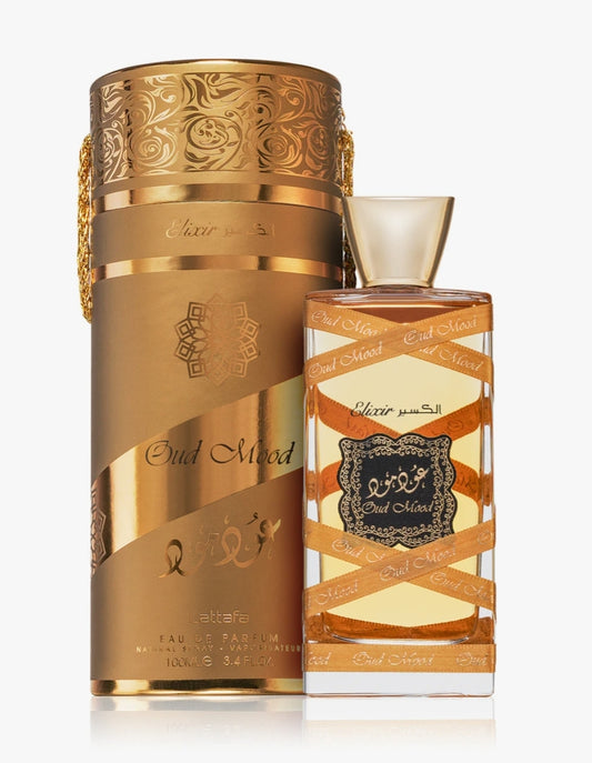 Oud Mood By Lattafa Genuine Elixir Arabian Perfume 100ml New Arrival Unisex
