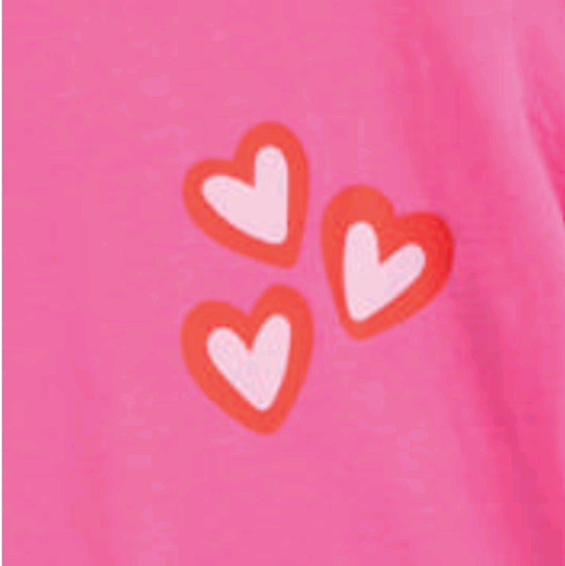 Valentine's Shell Night Wear Pink