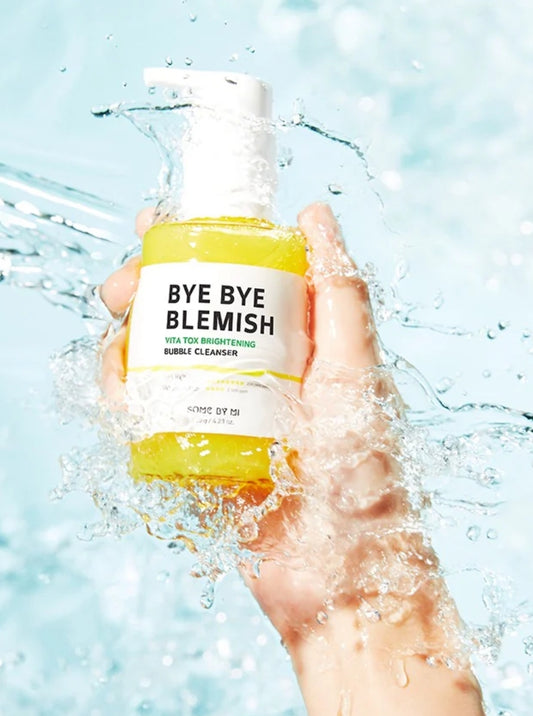 BYE BYE BLEMISH VITA TOX BRIGHTENING BUBBLE CLEANSER BY SOME BY MI