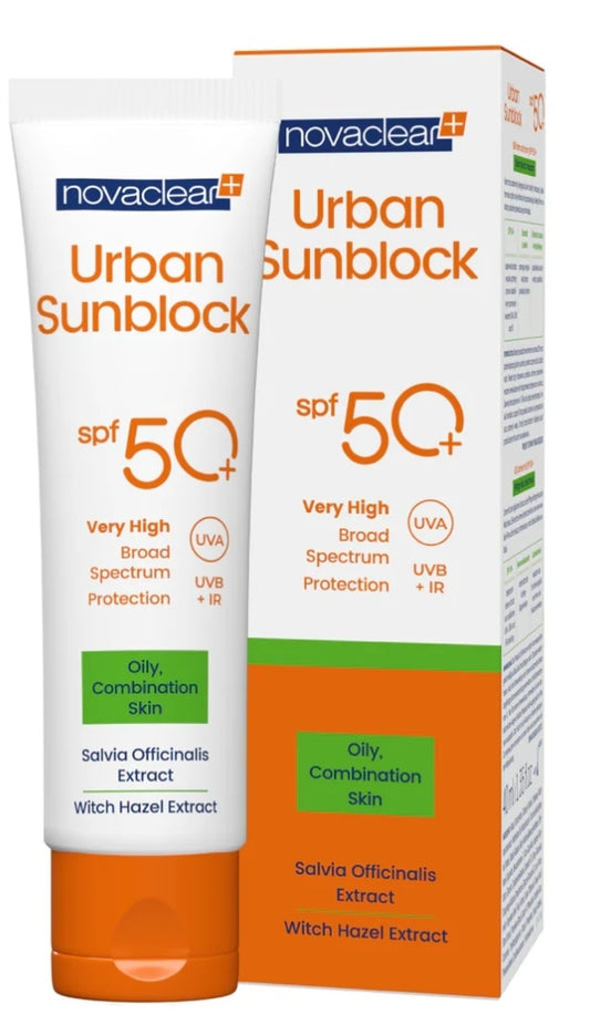 Urban Sunblock SPF 50+ Oily Combination Skin- 40ml