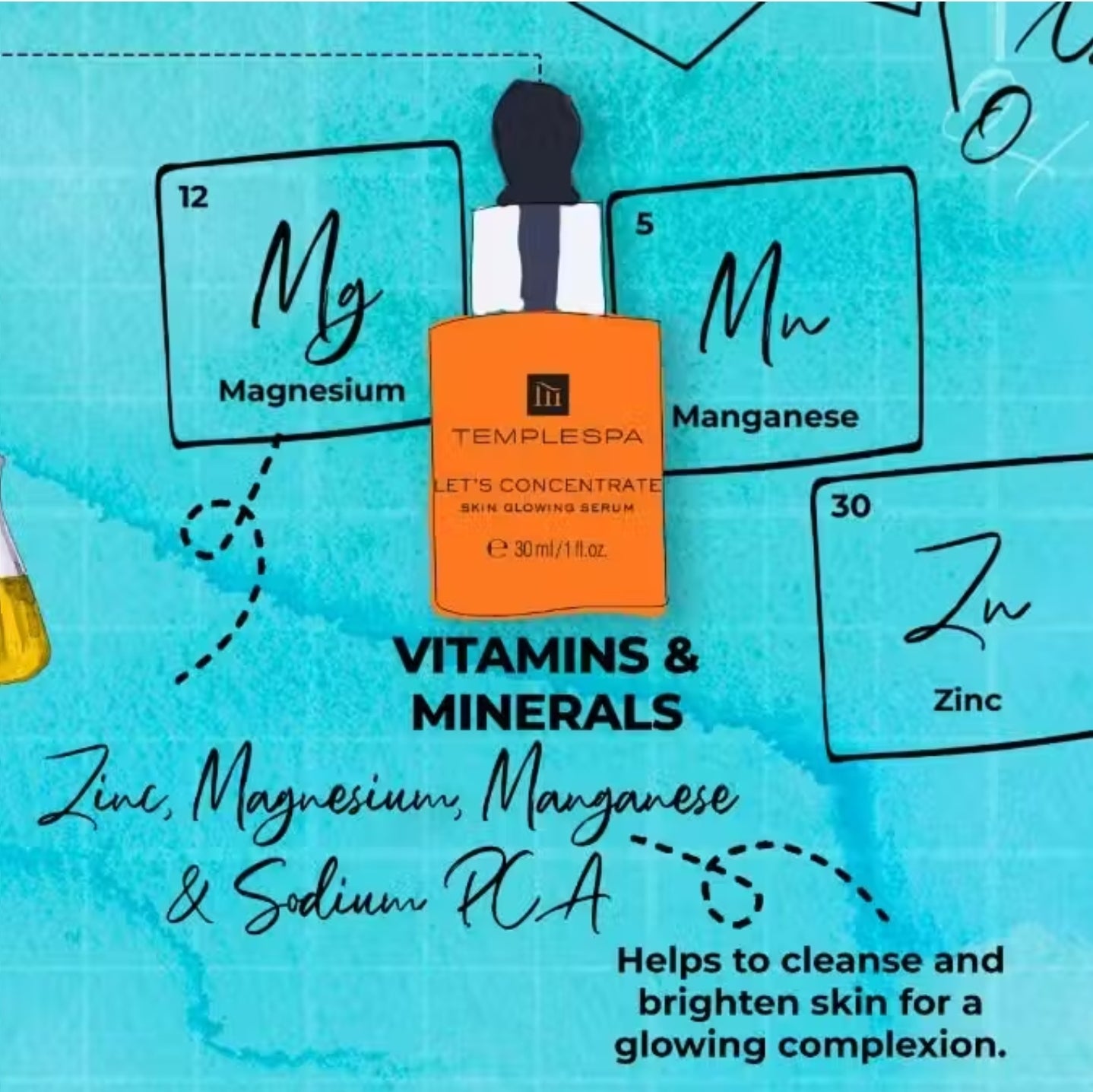 LET'S CONCENTRATE Skin Glowing Serum
(30ml / 1 fl.oz.)
