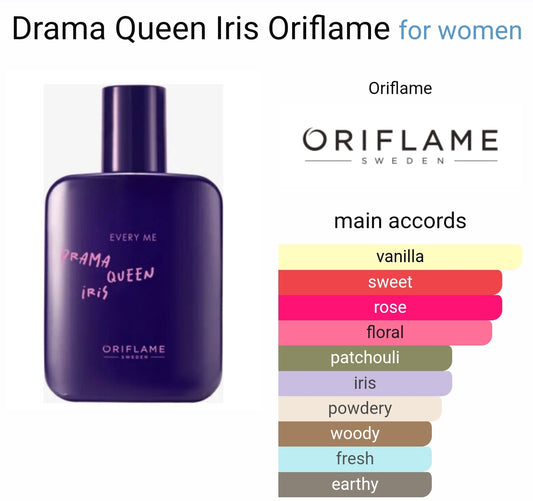 Drama Queen Iris Eau de Toilette Every Me 50ml Oriflam